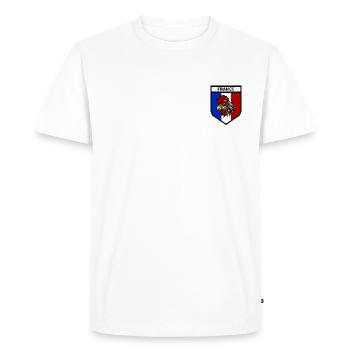 COQ FRANÇAIS - T-shirt Premium bio Homme - blanc - Devant - Nico (187cm)
