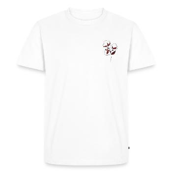 Fleur de coton - T-shirt Premium bio Homme - blanc - Devant - Nico (187cm)