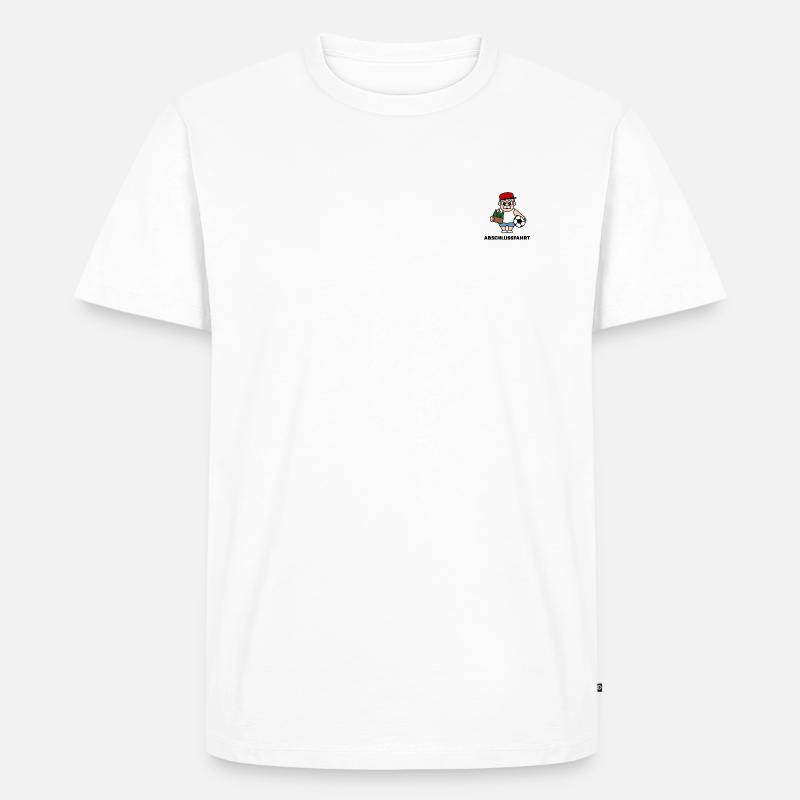 Andy auf Abschlussfahrt - Abschlussfahrt - Männer Premium Bio T-Shirt - Weiß
