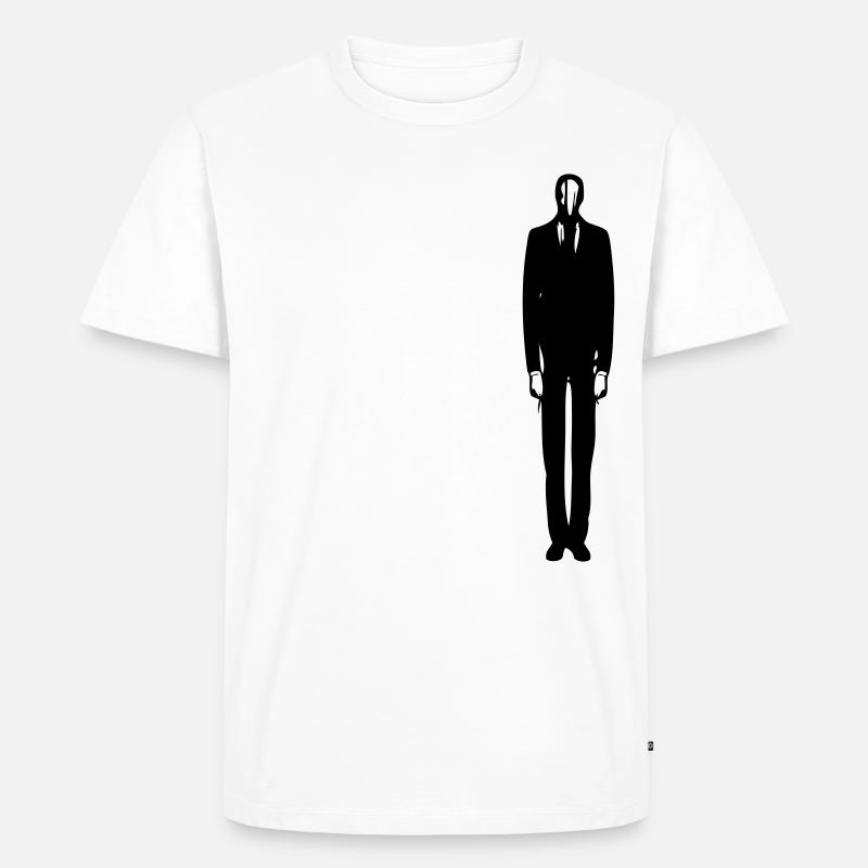 Slenderman - Männer Premium Bio T-Shirt - undefined
