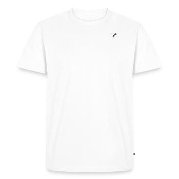 Fu*k off of all the sh*t - Men's Premium Organic T-Shirt - white - Front - Nico (187cm)