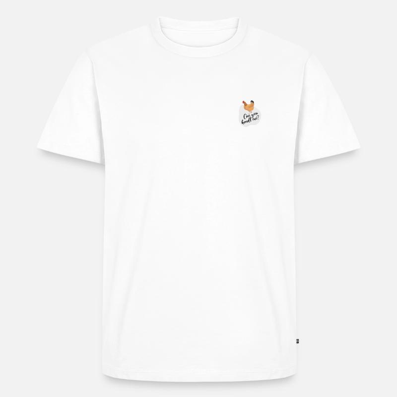 Can you hendl me selbstbewusst kompliziert Problem - Männer Premium Bio T-Shirt - Weiß