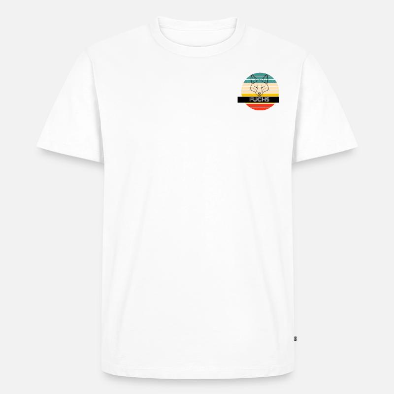 Fuchs oder was? - Männer Premium Bio T-Shirt - Weiß