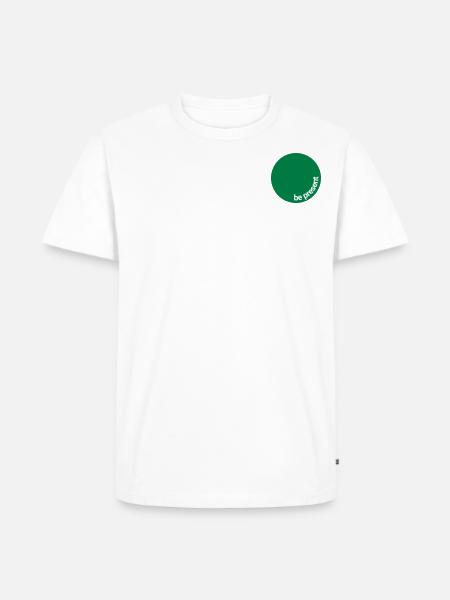 Messenger 2 colour - Männer Premium Bio T-Shirt - Weiß