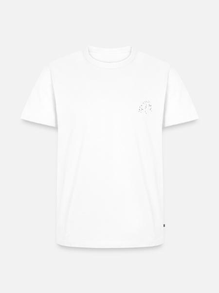 Hütte - Männer Premium Bio T-Shirt - Weiß