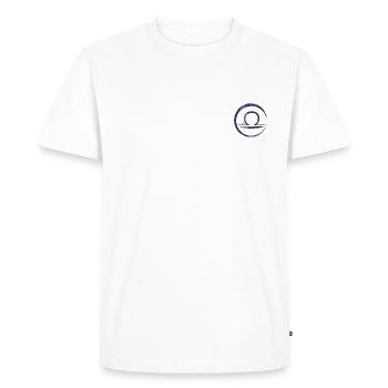Astro Balance - T-shirt Premium bio Homme - blanc - Devant - Nico (187cm)