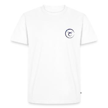 Astro Taureau - T-shirt Premium bio Homme - blanc - Devant - Nico (187cm)