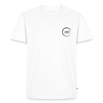 Astro Verseau - T-shirt Premium bio Homme - blanc - Devant - Nico (187cm)