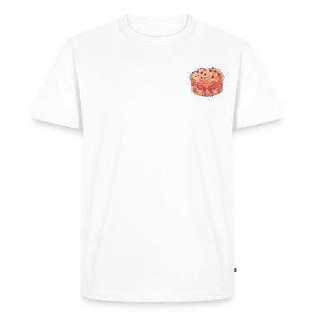 Panettone - Männer Premium Bio T-Shirt - Weiß - Vorne - Nico (187cm)