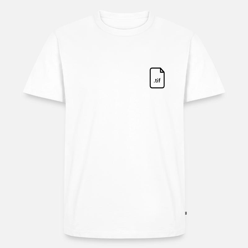 .tif - Männer Premium Bio T-Shirt - Weiß