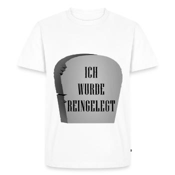Black humor - Men's Premium Organic T-Shirt - white - Front - Nico (187cm)