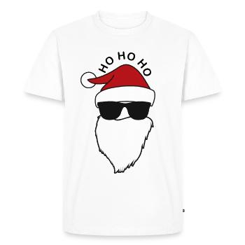 Père Noël - T-shirt Premium bio Homme - blanc - Devant - Nico (187cm)