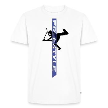 Freestyle 5 - T-shirt Premium bio Homme - blanc - Devant - Nico (187cm)