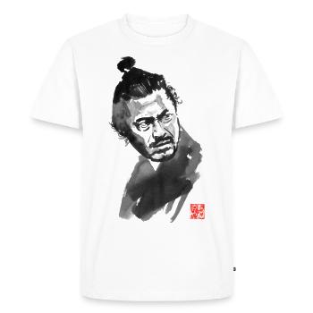 Toshiro Mifune: un grand acteur japonais - T-shirt Premium bio Homme - blanc - Devant - Nico (187cm)