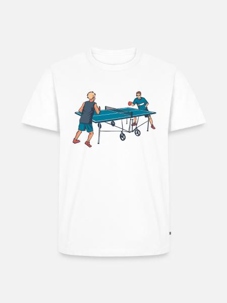 Ping-pong - T-shirt Premium bio Homme - blanc