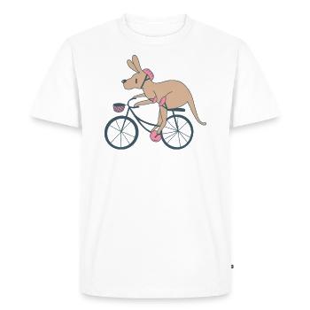 Futur amoureux de l’Australie - T-shirt Premium bio Homme - blanc - Devant - Nico (187cm)