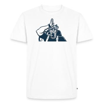 Diving Dad The Man The Myth The Legend - Men's Premium Organic T-Shirt - white - Front - Nico (187cm)