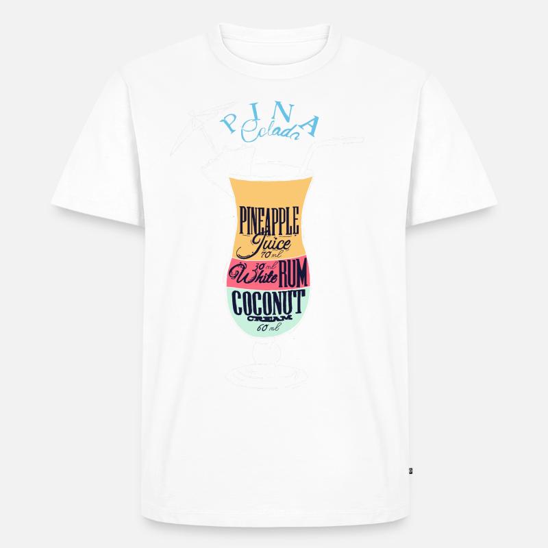 Pina Colada - Männer Premium Bio T-Shirt - undefined