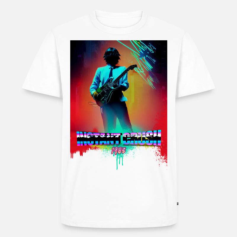 Fels - Männer Premium Bio T-Shirt - Weiß