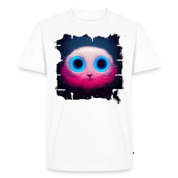 space minou - T-shirt Premium bio Homme - blanc - Devant - Nico (187cm)
