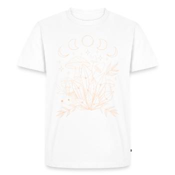 Hérissons au pays des rêves - Lineart - T-shirt Premium bio Homme - blanc - Devant - Nico (187cm)