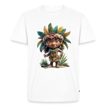 Inka garçon #lovely toons - T-shirt Premium bio Homme - blanc - Devant - Nico (187cm)