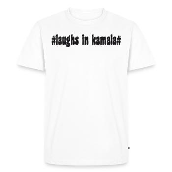Brat Girl Summer rit à Kamala - T-shirt Premium bio Homme - blanc - Devant - Nico (187cm)