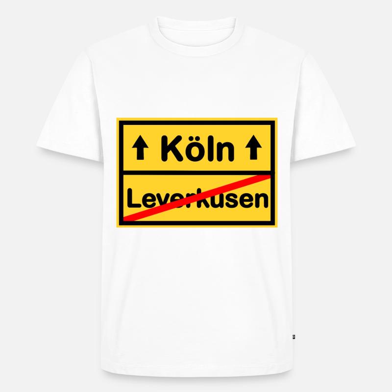 Nummer eins Köln - Männer Premium Bio T-Shirt - Weiß