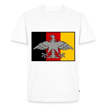 The eagle from Germany - Men's Premium Organic T-Shirt - white - Front - Nico (187cm)