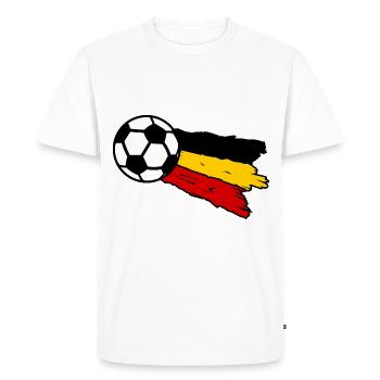 Footballeurs belges - T-shirt Premium bio Homme - blanc - Devant - Nico (187cm)