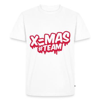 noël équipe noël - T-shirt Premium bio Homme - blanc - Devant - Nico (187cm)