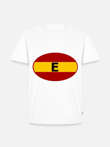 Auto Aufkleber Spanien - Männer Premium Bio T-Shirt - Weiß