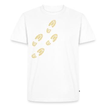 Pieds - T-shirt Premium bio Homme - blanc - Devant - Nico (187cm)