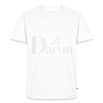 Le Daron, Le Père ! - T-shirt Premium bio Homme - blanc - Devant - Nico (187cm)
