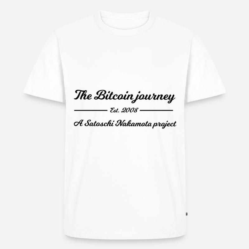 Das Krypto Projekt - Männer Premium Bio T-Shirt - Weiß