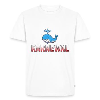 KarneWAL – Lustig Karneval Fasching - T-shirt Premium bio Homme - blanc - Devant - Nico (187cm)