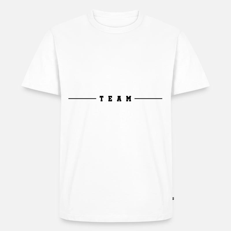 team dash - Men's Premium Organic T-Shirt - white