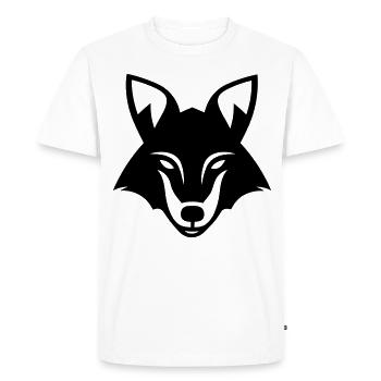 renard - T-shirt Premium bio Homme - blanc - Devant - Nico (187cm)
