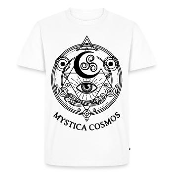 mystica cosmos - T-shirt Premium bio Homme - blanc - Devant - Nico (187cm)