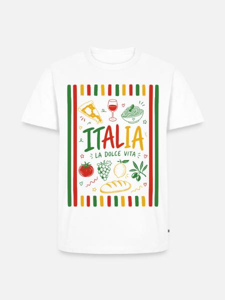 Italia - La dolce vita - Männer Premium Bio T-Shirt - Weiß