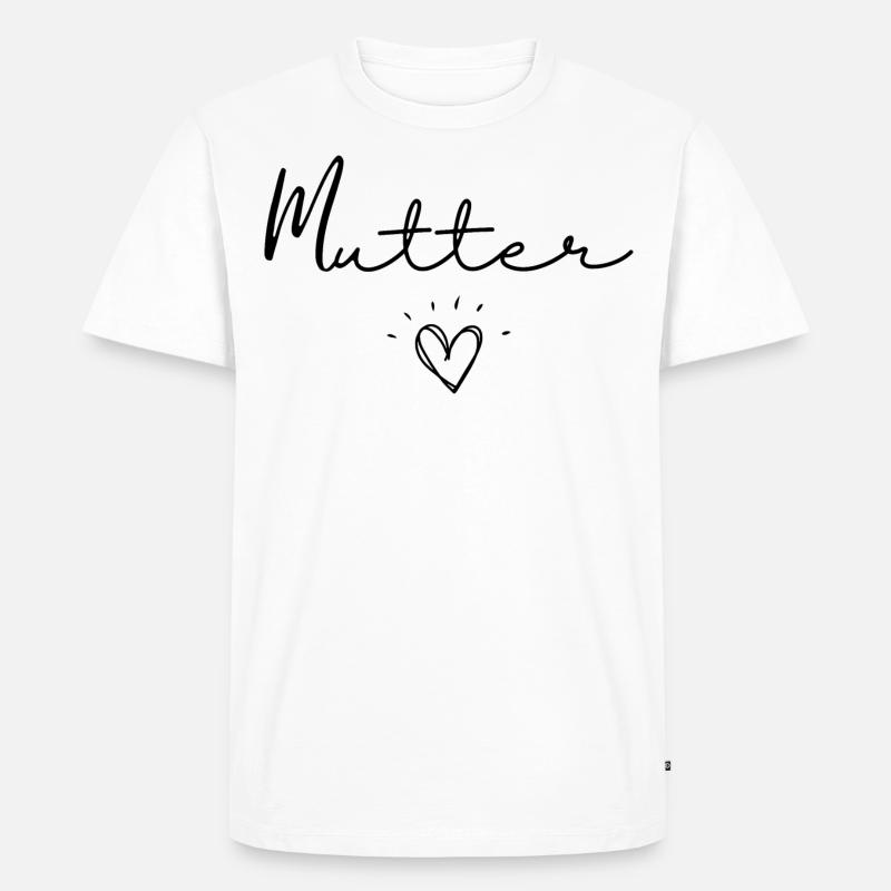 murmeln - Männer Premium Bio T-Shirt - Weiß