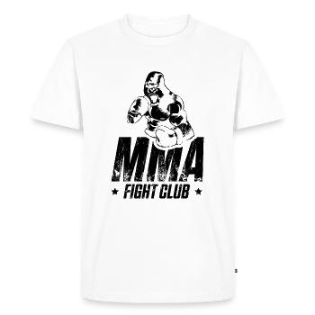 Mma Fight Club Monkey Beast - T-shirt Premium bio Homme - blanc - Devant - Nico (187cm)