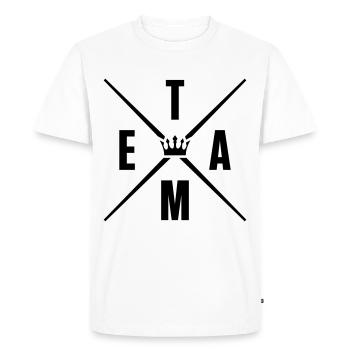 team krone - T-shirt Premium bio Homme - blanc - Devant - Nico (187cm)