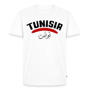 Tunisia - Men's Premium Organic T-Shirt - white - Front - Nico (187cm)