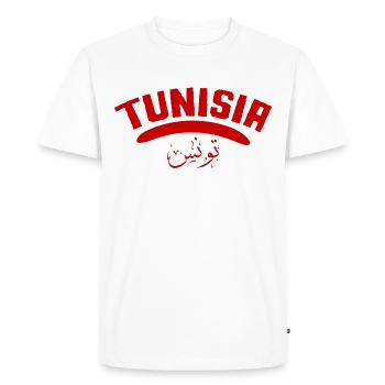 Tunisia - Men's Premium Organic T-Shirt - white - Front - Nico (187cm)