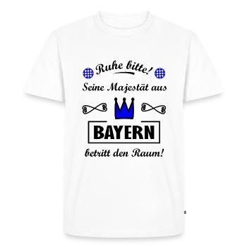 Die Süddeutschen - Männer Premium Bio T-Shirt - Weiß - Vorne - Nico (187cm)