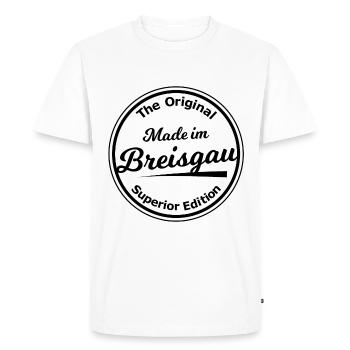 Les habitants du Brisgau à Baden - T-shirt Premium bio Homme - blanc - Devant - Nico (187cm)