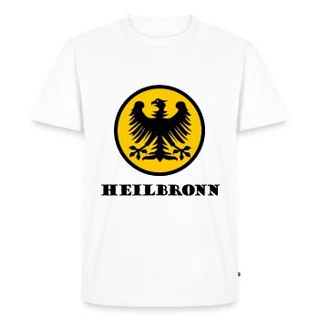 Heilbronn à Bade - T-shirt Premium bio Homme - blanc - Devant - Nico (187cm)