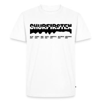 Sieben Churfirsten Toggenburg Suisse Randonnée en montagne - T-shirt Premium bio Homme - blanc - Devant - Nico (187cm)