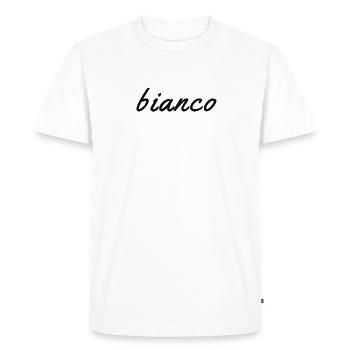 bianco - T-shirt Premium bio Homme - blanc - Devant - Nico (187cm)
